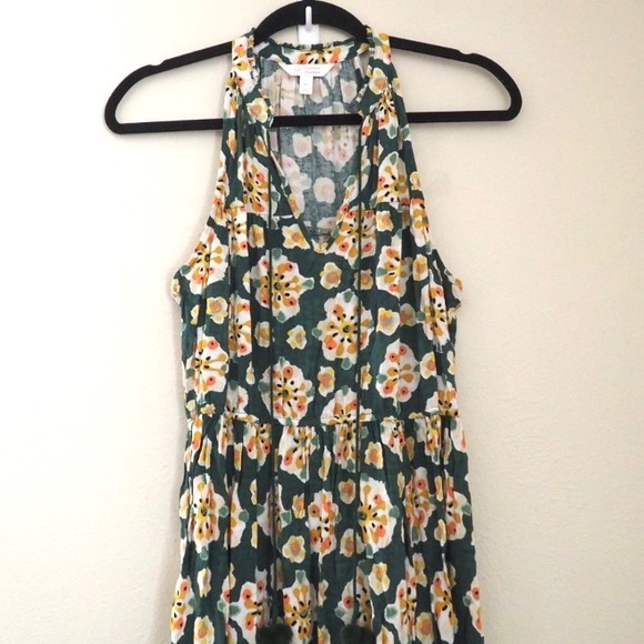 LC Lauren Conrad - Green Tiered Sleeveless Maxi Dress - Picture 5 of 10